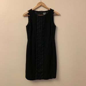 Ann Taylor Petites Sleeveless Black Dress